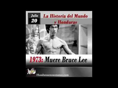 20 de julio de 1973 fallece bruce lee
