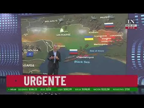 Mapa de ucrania y paises vecinos